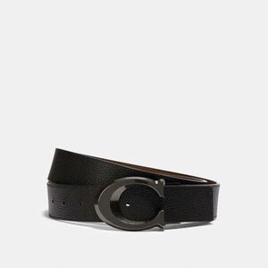 Signature Buckle Cut-To-Size Reversible Belt, 38 Mm